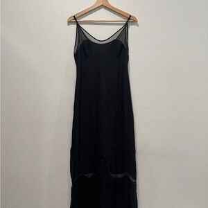 BCBGMAXAZRIA Black Sheer Dress
